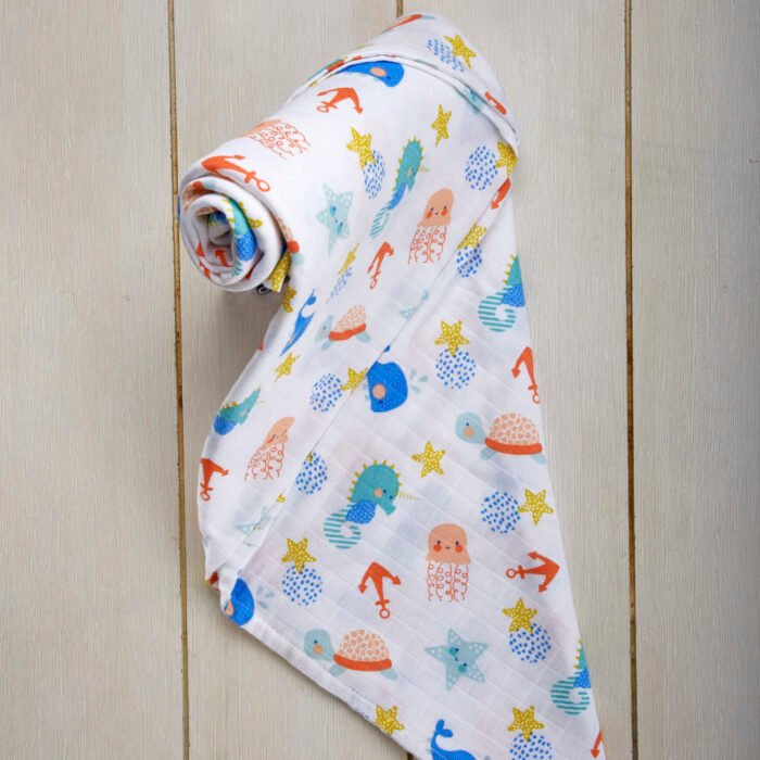 Baby muslin swaddle